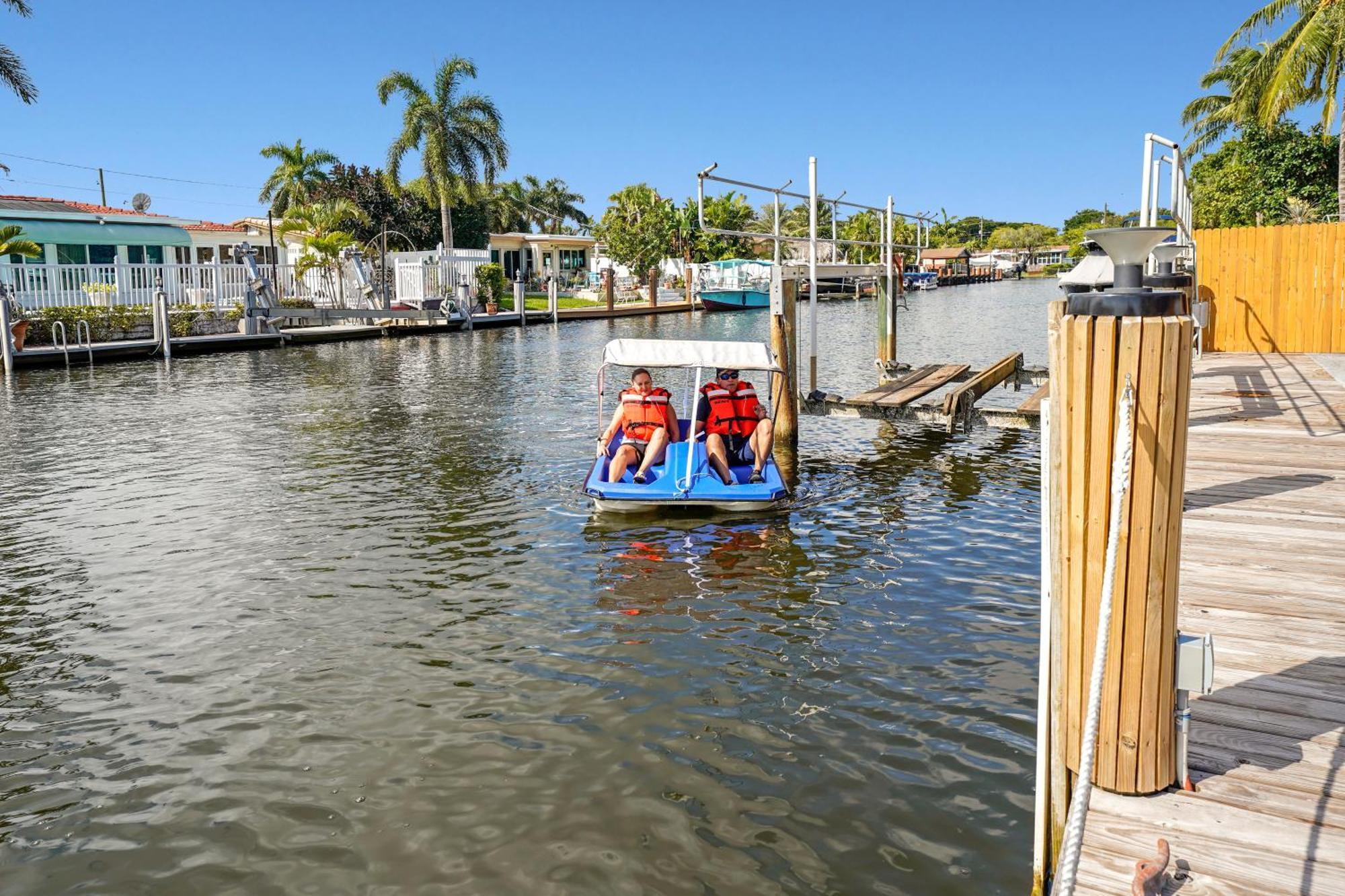 Waterfront Fll&Beaches, Bbq, Kayaks, Canoe Dania Beach Esterno foto